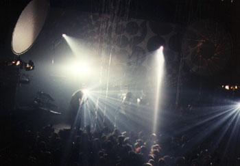 Ozric Tentacles on stage at the Astoria Theatre in London !