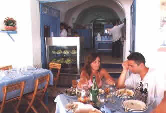 Lucilla & Davide at Maria Grazia restaurant !