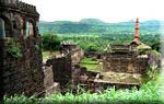 Chand Minar et murailles - Chand Minar and fortress walls