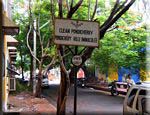 Une rue de Pondicherry - Pondicherry street