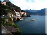 En quittant Amalfi vers l'est...