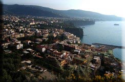 Sorrento, Piano, Meta,... vus du dessus