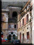 Le grand hôtel palace 'Excelsior Vittoria' vu de Marina Piccola