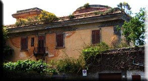 La magnifique Villa Nicolini à Sant'Agnello, vue de derrière