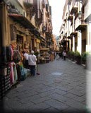 La via Cesareo à Sorrento